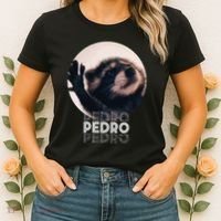 Pedro Racoon Dance Popular Internet Meme Mapache Dance Women's T-Shirt thumb 2