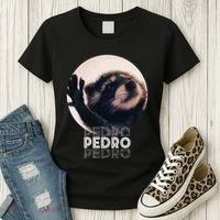 Pedro Racoon Dance Popular Internet Meme Mapache Dance Women's T-Shirt thumb 3