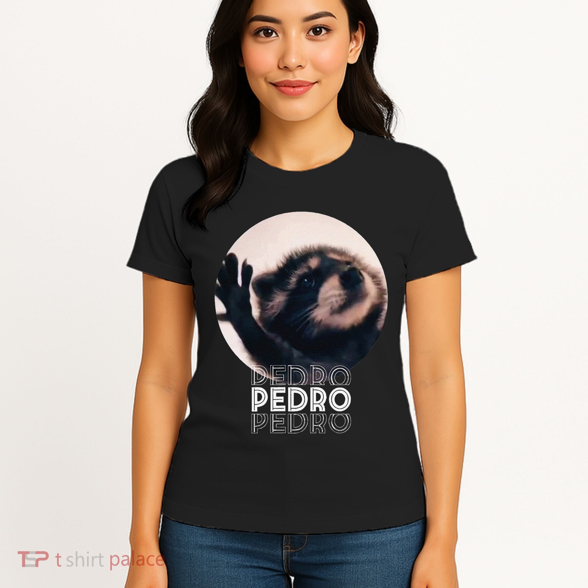 Pedro Racoon Dance Popular Internet Meme Mapache Dance Women's T-Shirt