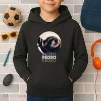 Pedro Racoon Dance Popular Internet Meme Mapache Dance Kids Hoodie thumb 2