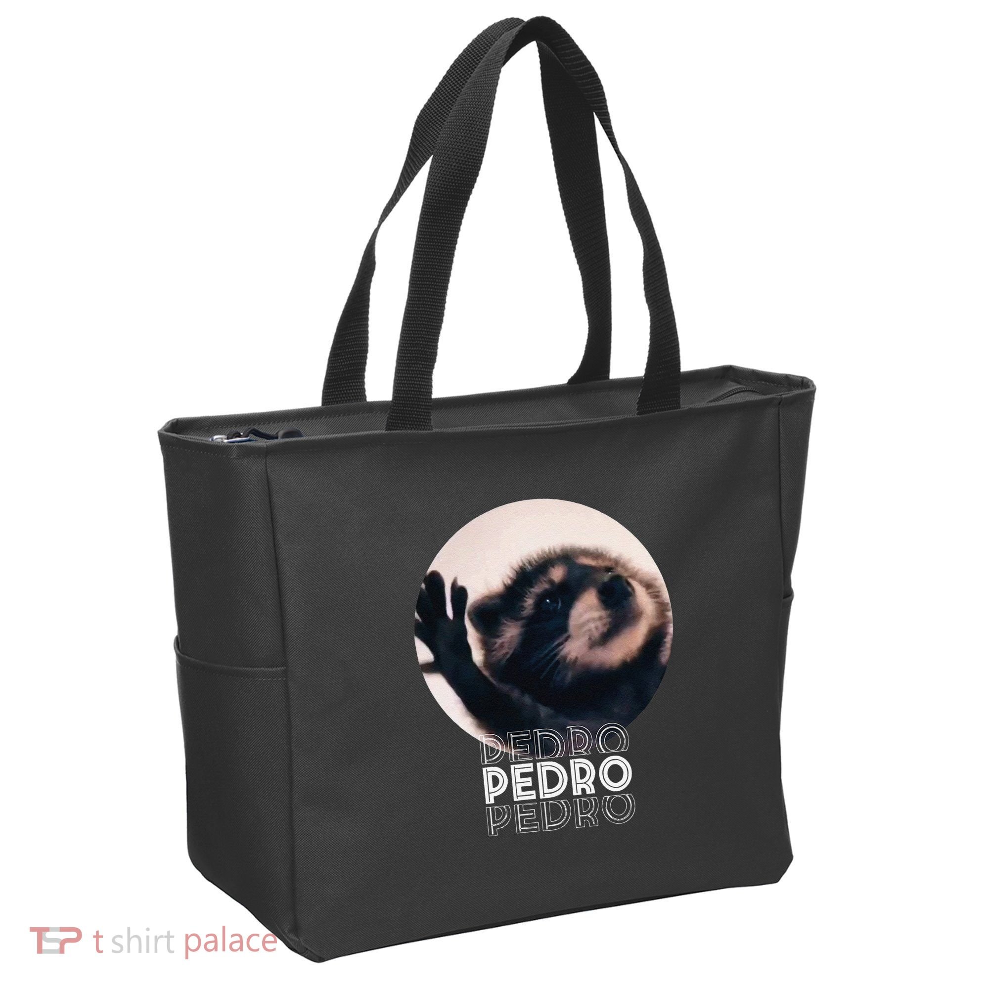 Pedro Racoon Dance Popular Internet Meme Mapache Dance Tote Bag