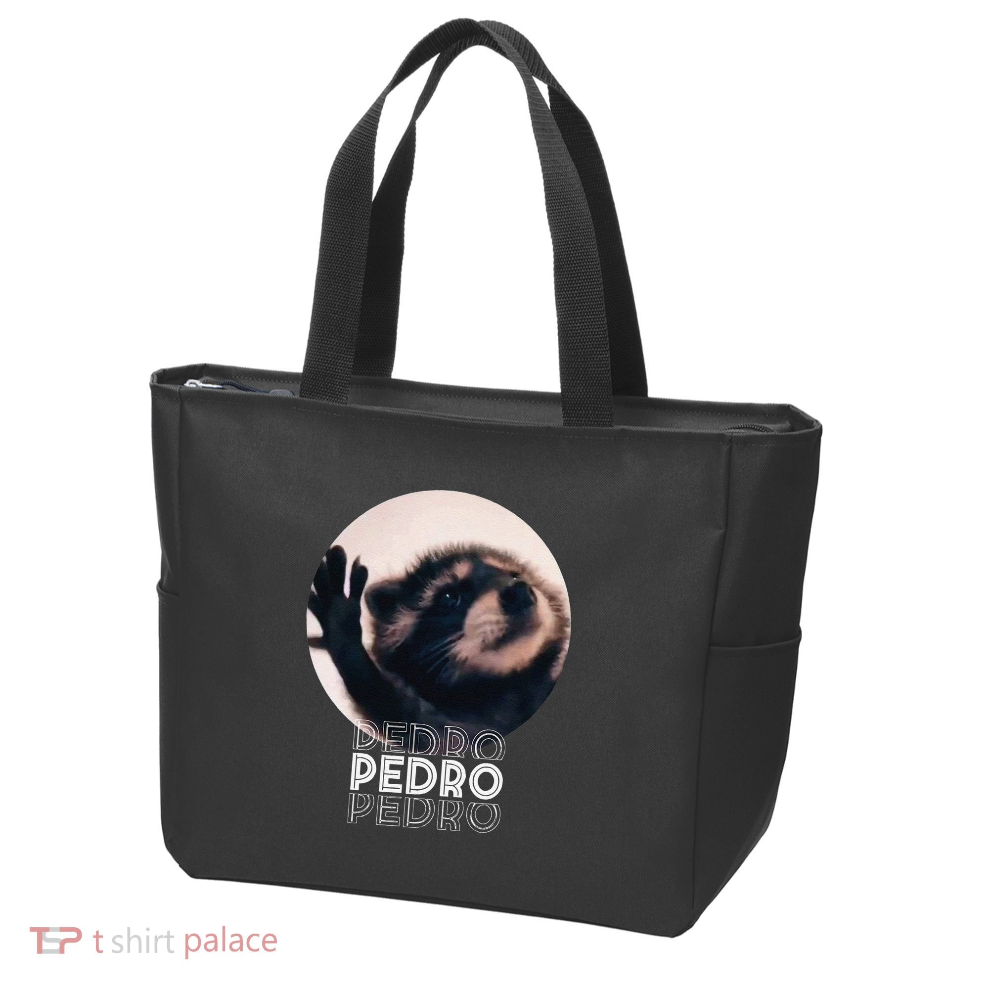 Pedro Racoon Dance Popular Internet Meme Mapache Dance Tote Bag