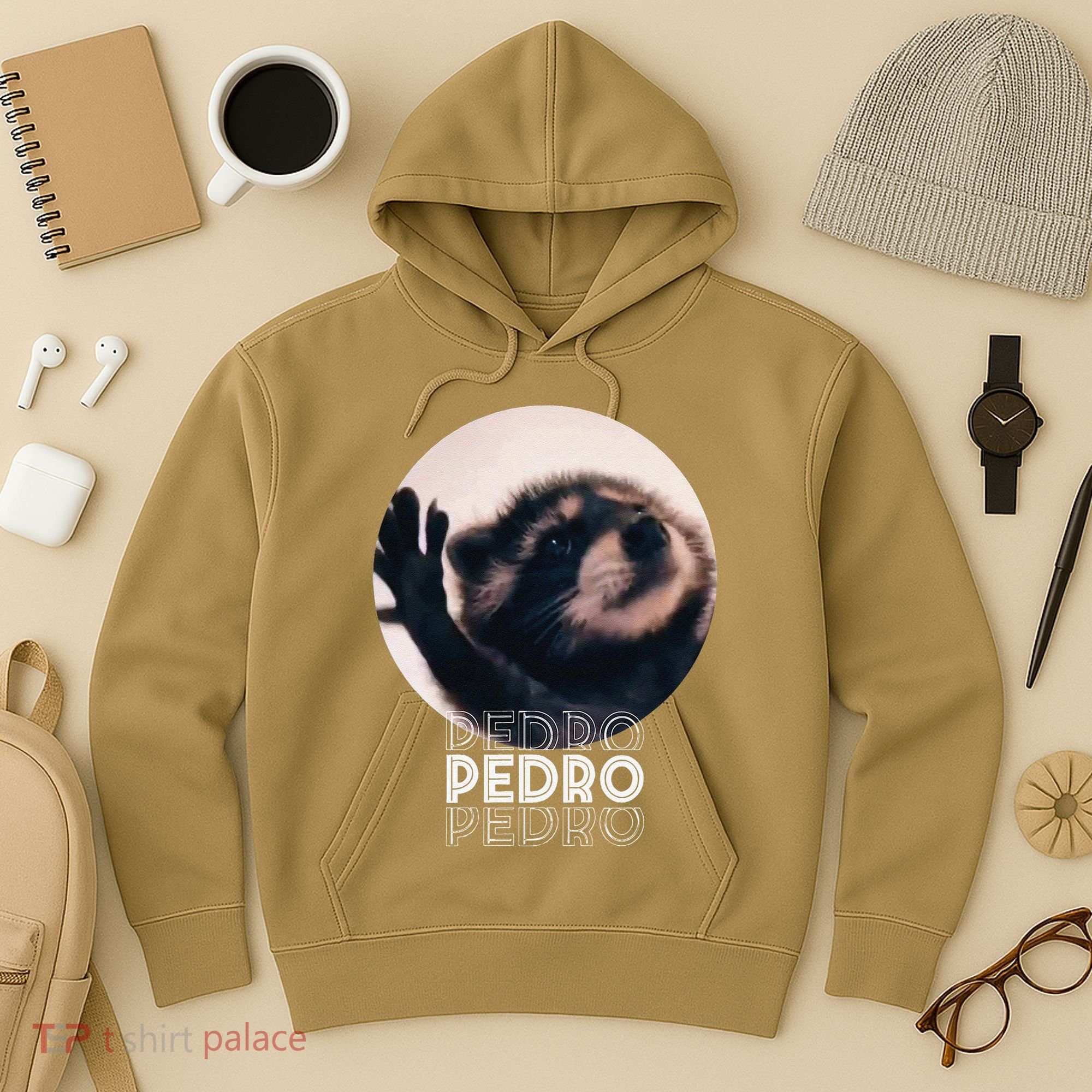 Pedro Racoon Dance Popular Internet Meme Mapache Dance Hoodie