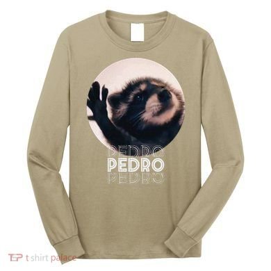 Pedro Racoon Dance Popular Internet Meme Mapache Dance Long Sleeve Shirt