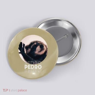 Pedro Racoon Dance Popular Internet Meme Mapache Dance Button