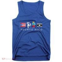Puerto Rico Dtmf Tank Top thumb 0