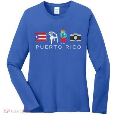 Puerto Rico Dtmf Women's Long Sleeve Shirt