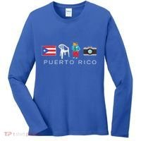 Puerto Rico Dtmf Women's Long Sleeve Shirt thumb 0