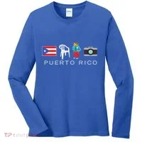 Puerto Rico Dtmf Women's Long Sleeve Shirt thumb 0