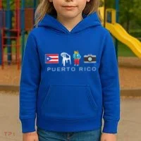 Puerto Rico Dtmf Kids Hoodie thumb 3
