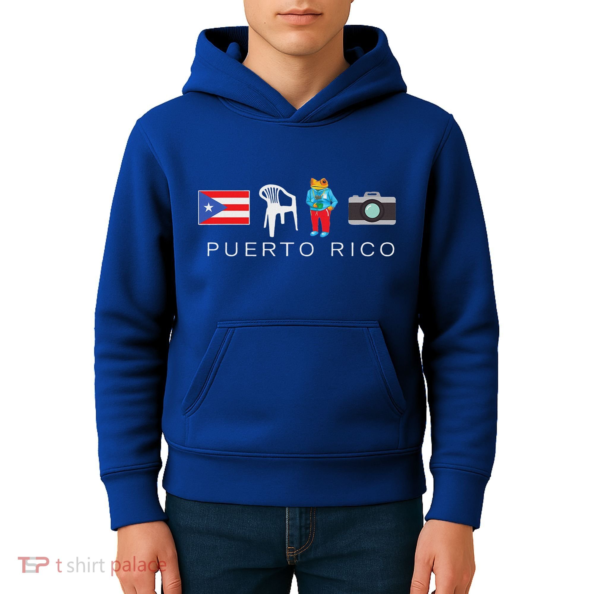 Puerto Rico Dtmf Kids Hoodie