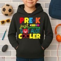 Pre-K Just Got A Lot Cooler Kids Hoodie thumb 2