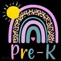 Pre-K Rainbow Teacher Student Back To School Doggie Tank thumb 4
