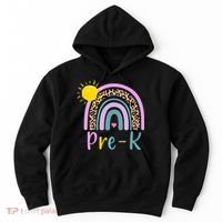 Pre-K Rainbow Teacher Student Back To School Hoodie thumb 0
