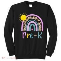 Pre-K Rainbow Teacher Student Back To School Sweatshirt thumb 0