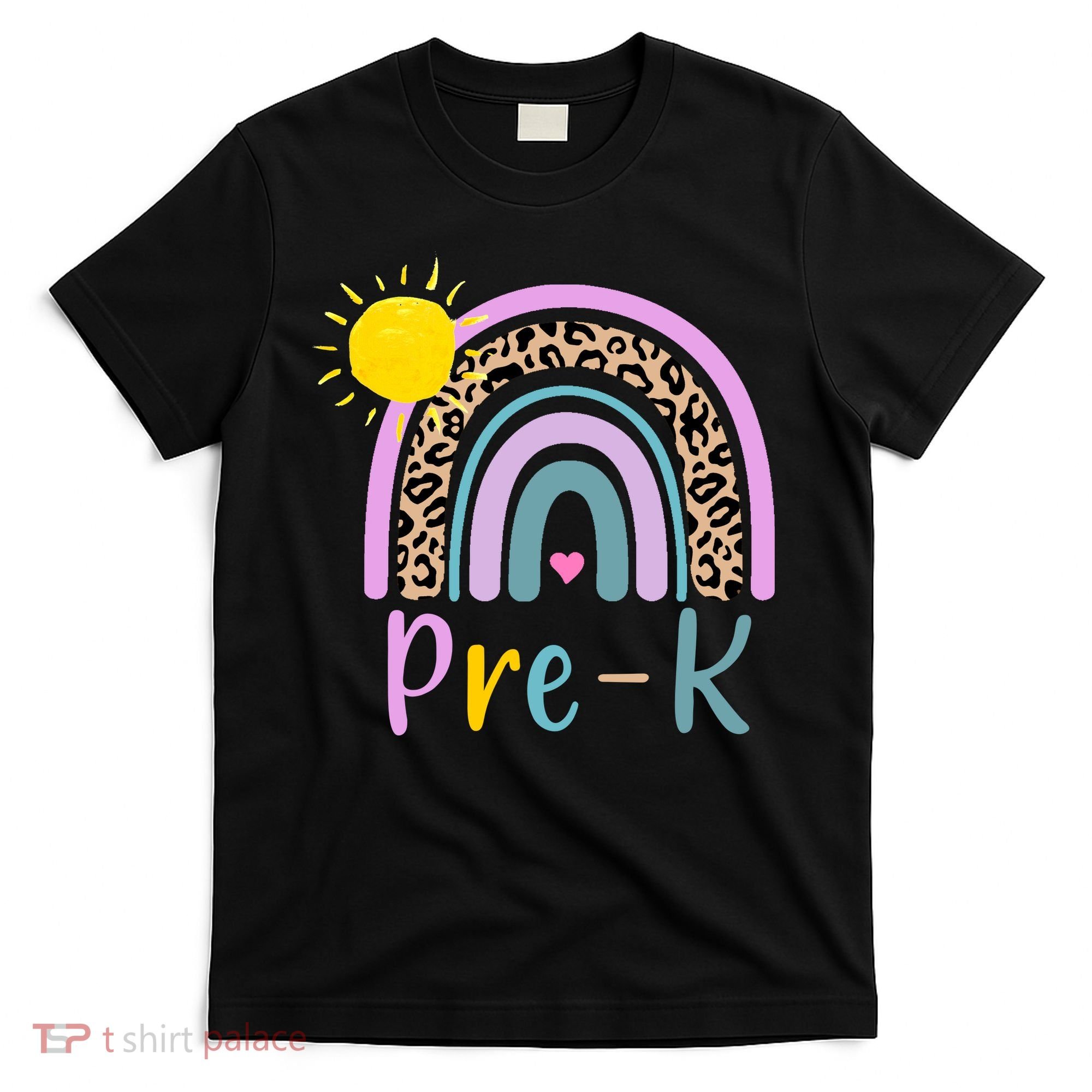 Pre-K Rainbow Teacher Student Back To School T-Shirt