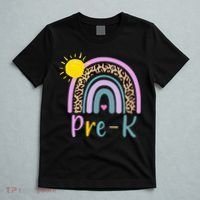 Pre-K Rainbow Teacher Student Back To School T-Shirt thumb 5