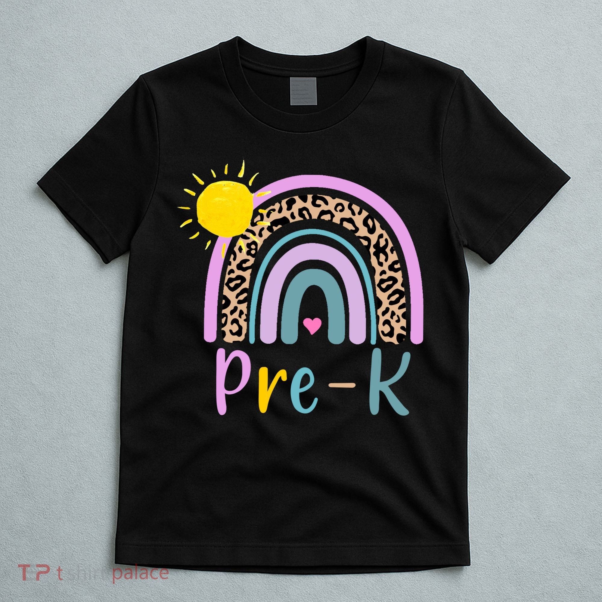 Pre-K Rainbow Teacher Student Back To School T-Shirt