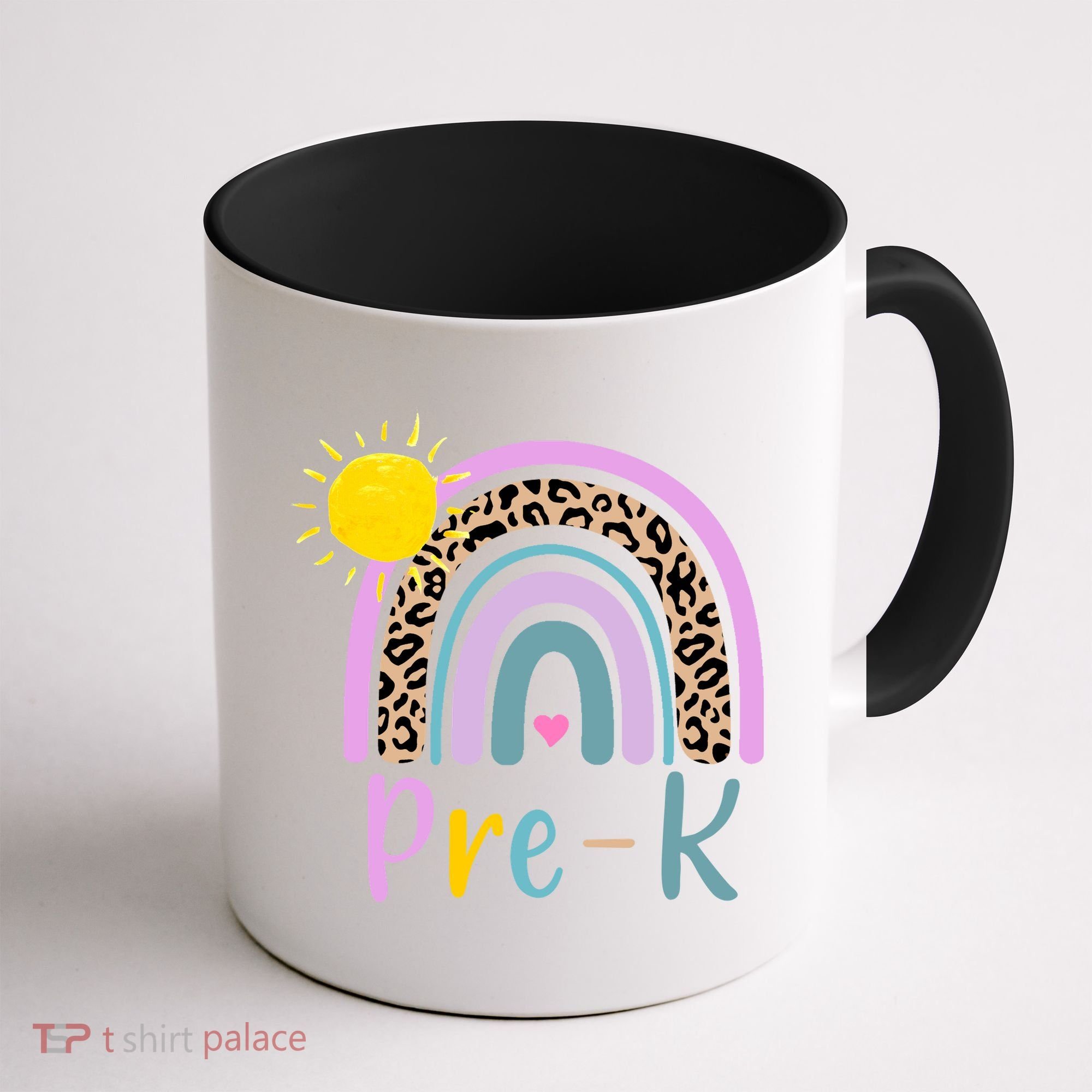 Pre-K Rainbow Teacher Student Back To School Coffee Mug
