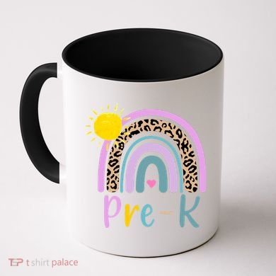 Pre-K Rainbow Teacher Student Back To School Coffee Mug