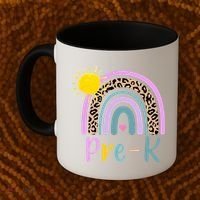 Pre-K Rainbow Teacher Student Back To School Coffee Mug thumb 2