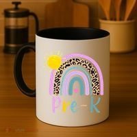 Pre-K Rainbow Teacher Student Back To School Coffee Mug thumb 4