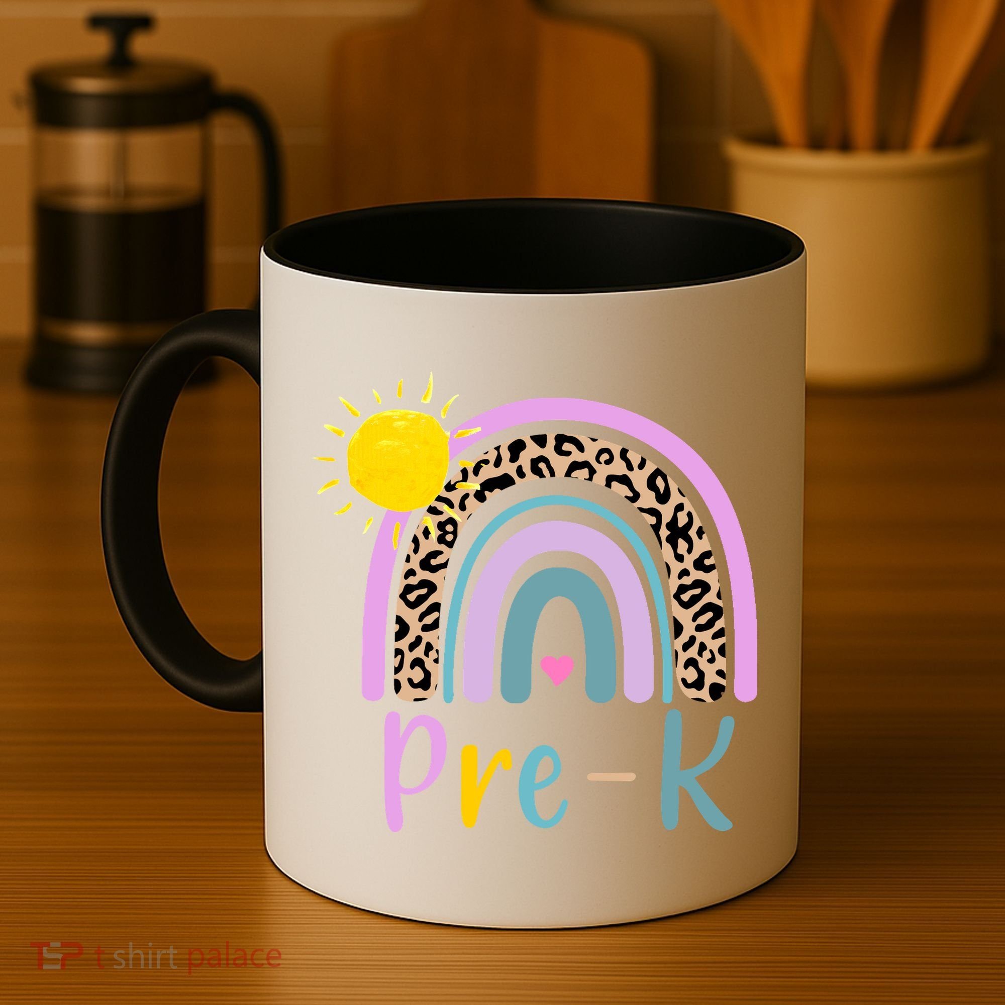 Pre-K Rainbow Teacher Student Back To School Coffee Mug