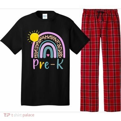 Pre-K Rainbow Teacher Student Back To School Pajama Set