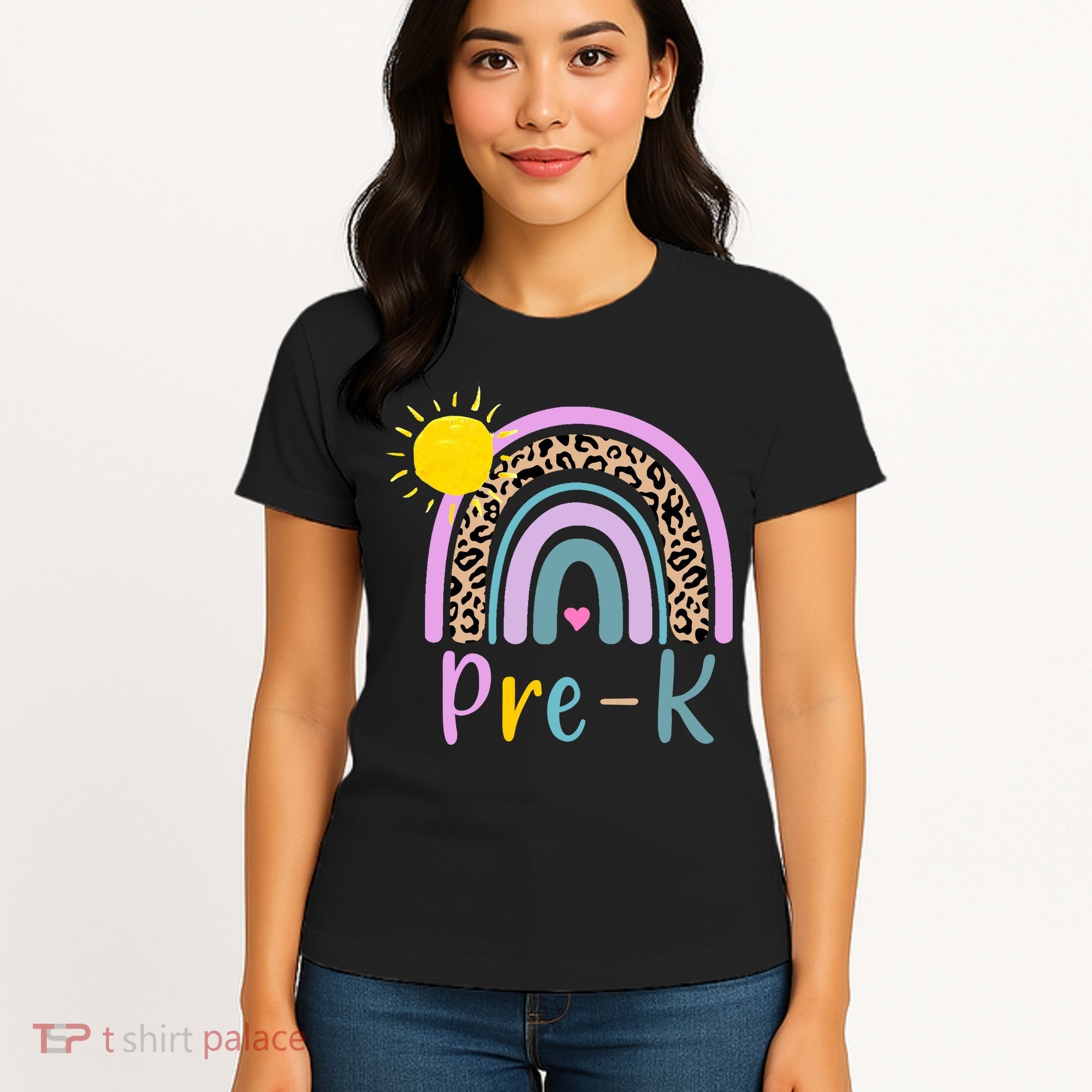Pre-K Rainbow Teacher Student Back To School Women's T-Shirt