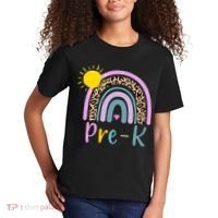 Pre-K Rainbow Teacher Student Back To School Kids T-Shirt thumb 2