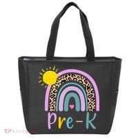 Pre-K Rainbow Teacher Student Back To School Tote Bag thumb 0