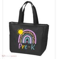Pre-K Rainbow Teacher Student Back To School Tote Bag thumb 3