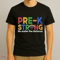 Pre-K Strong No Matter The Difference Wi-fi  T-Shirt thumb 3