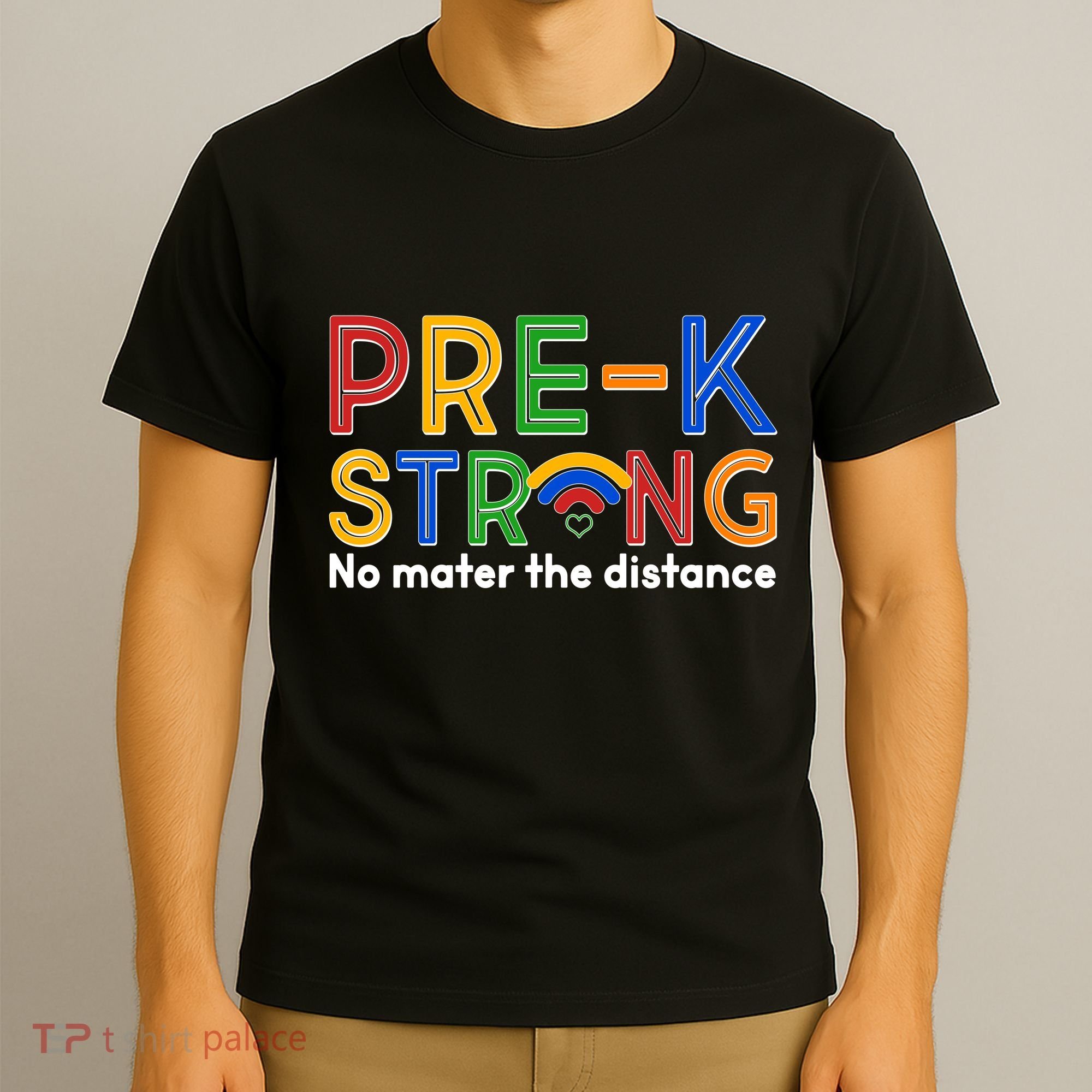 Pre-K Strong No Matter The Difference Wi-fi  T-Shirt
