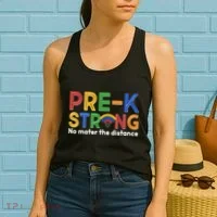 Pre-K Strong No Matter The Difference Wi-fi  Women's Tank Top thumb 2