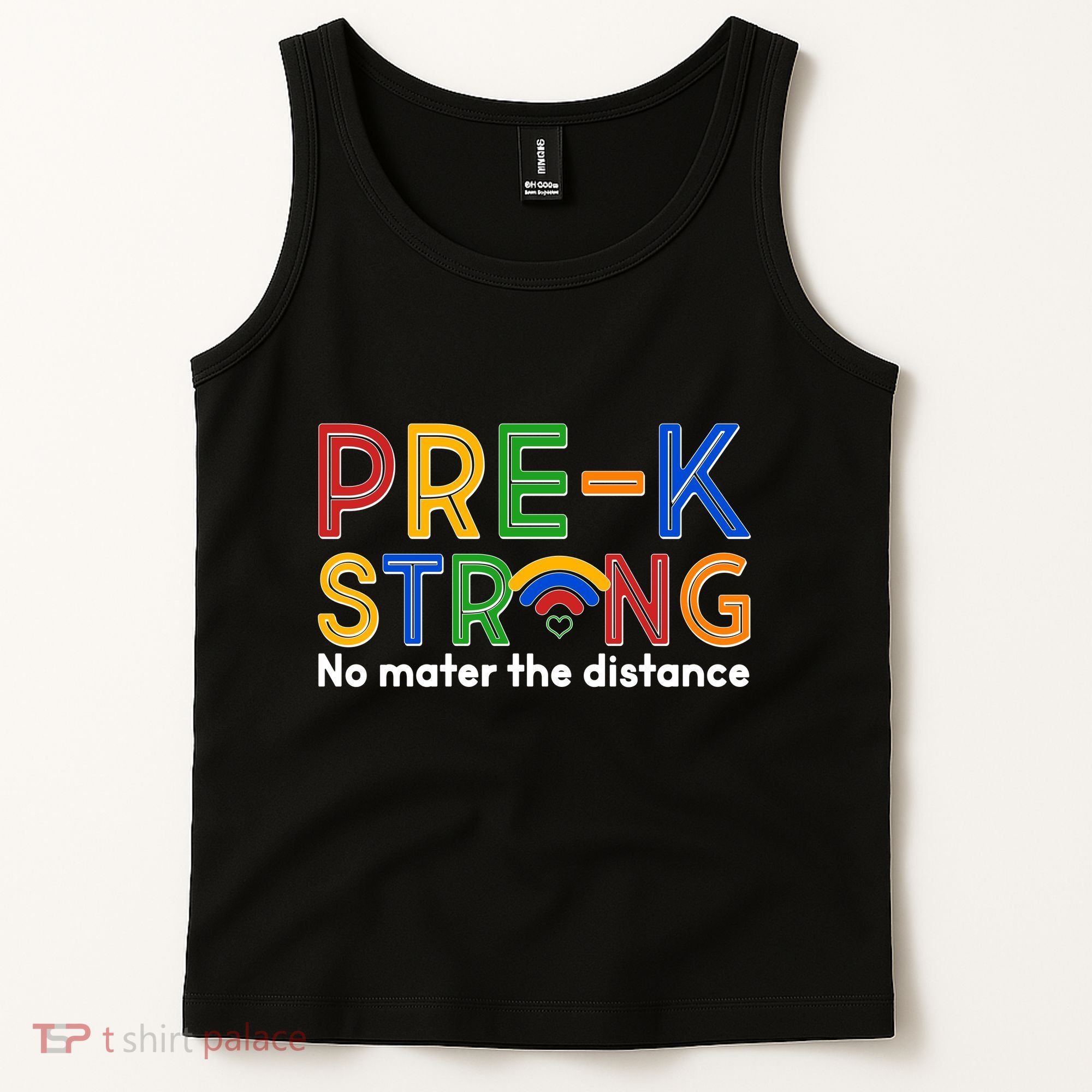 Pre-K Strong No Matter The Difference Wi-fi  Tank Top