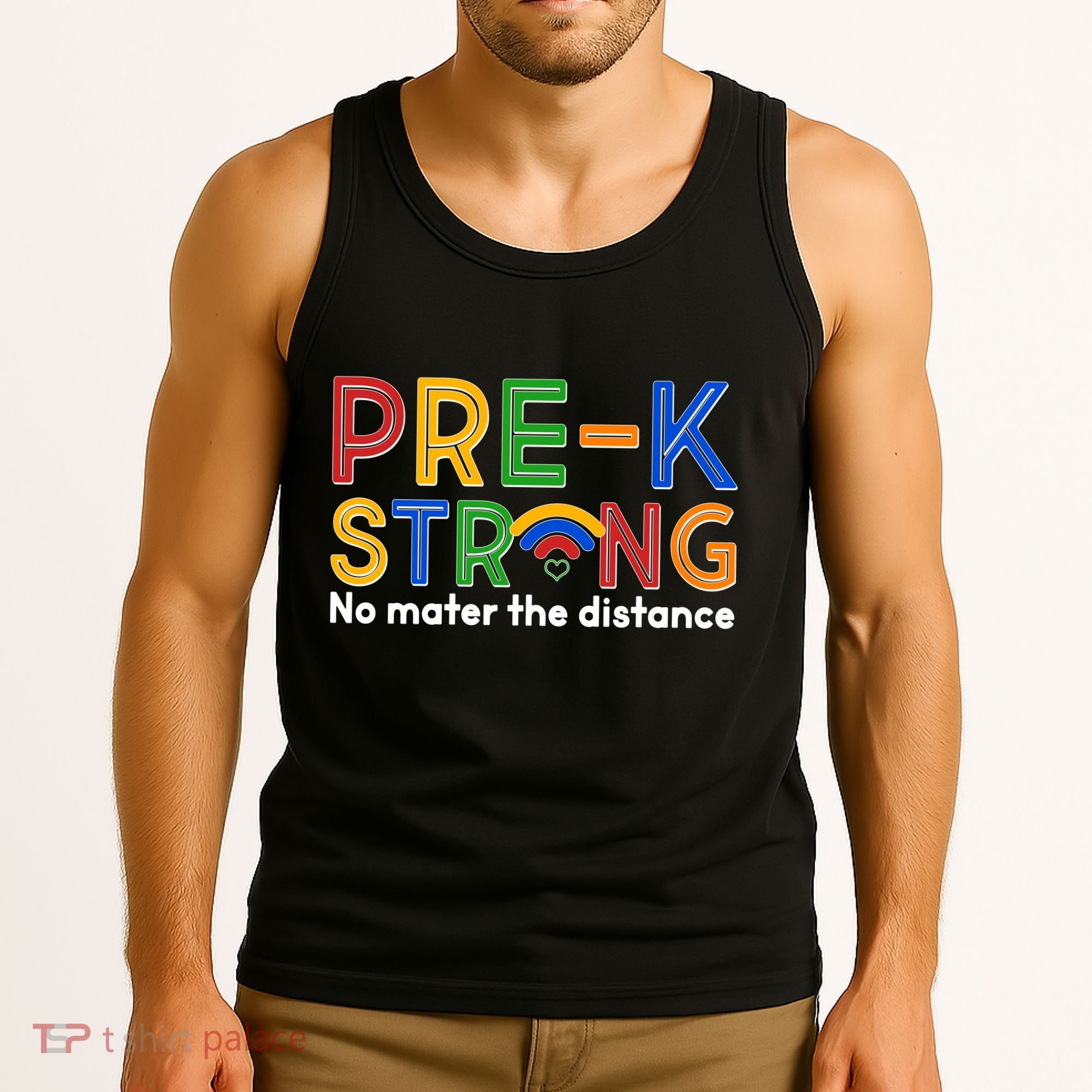 Pre-K Strong No Matter The Difference Wi-fi  Tank Top