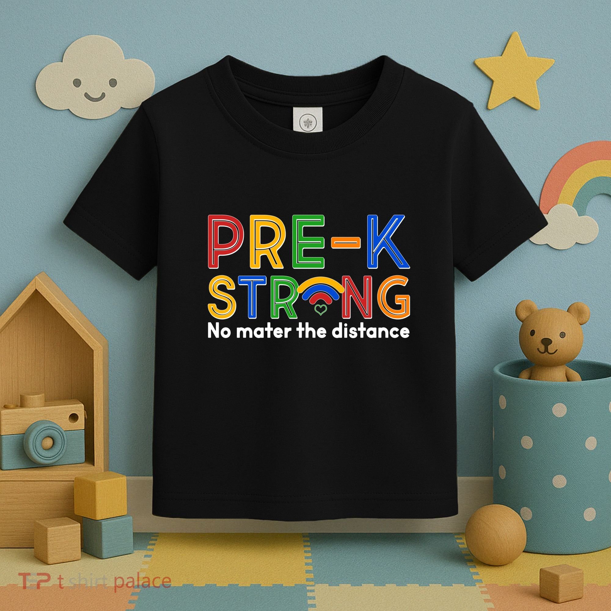 Pre-K Strong No Matter The Difference Wi-fi  Toddler T-Shirt