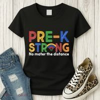 Pre-K Strong No Matter The Difference Wi-fi  Women's T-Shirt thumb 3