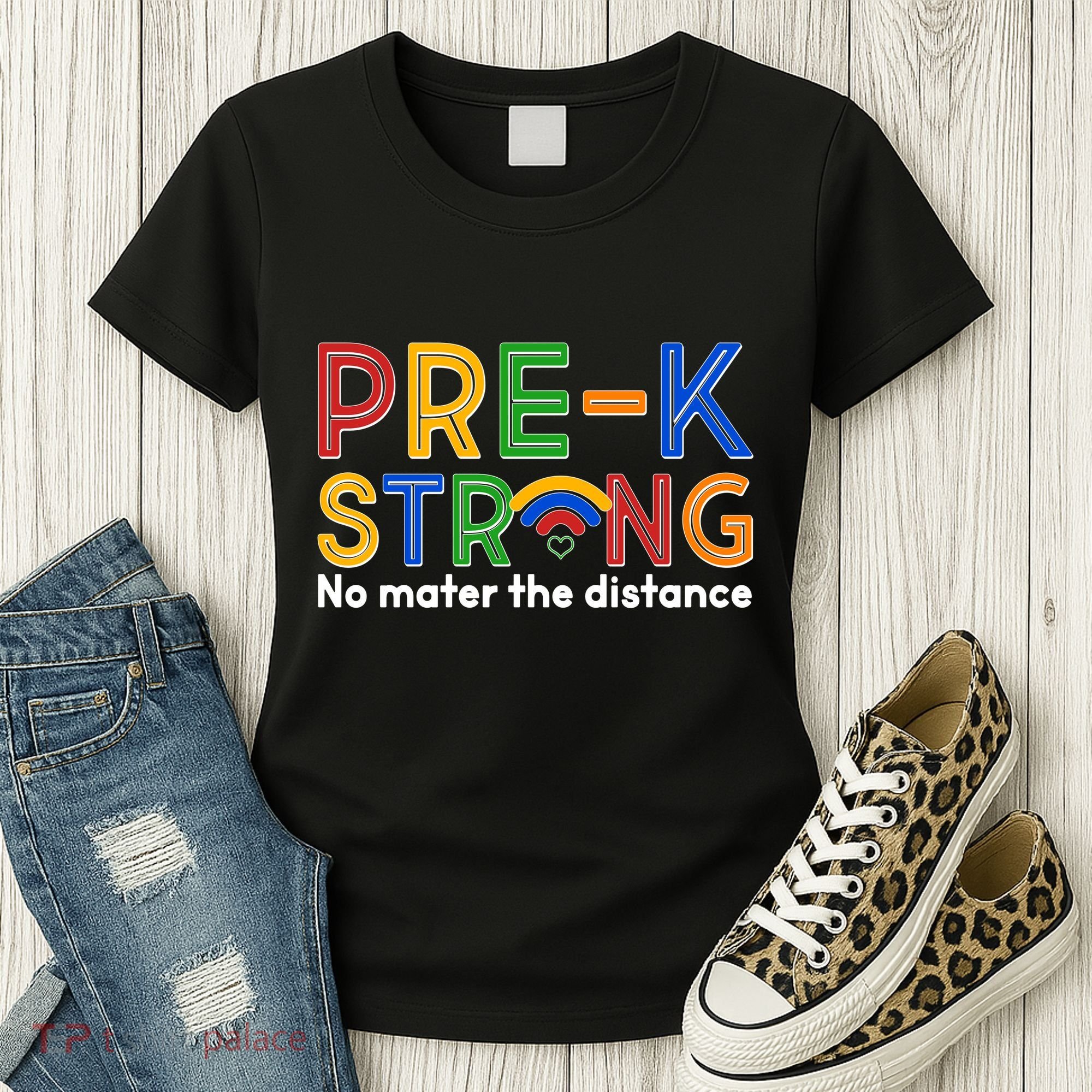 Pre-K Strong No Matter The Difference Wi-fi  Women's T-Shirt