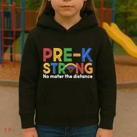 Pre-K Strong No Matter The Difference Wi-fi  Kids Hoodie thumb 3