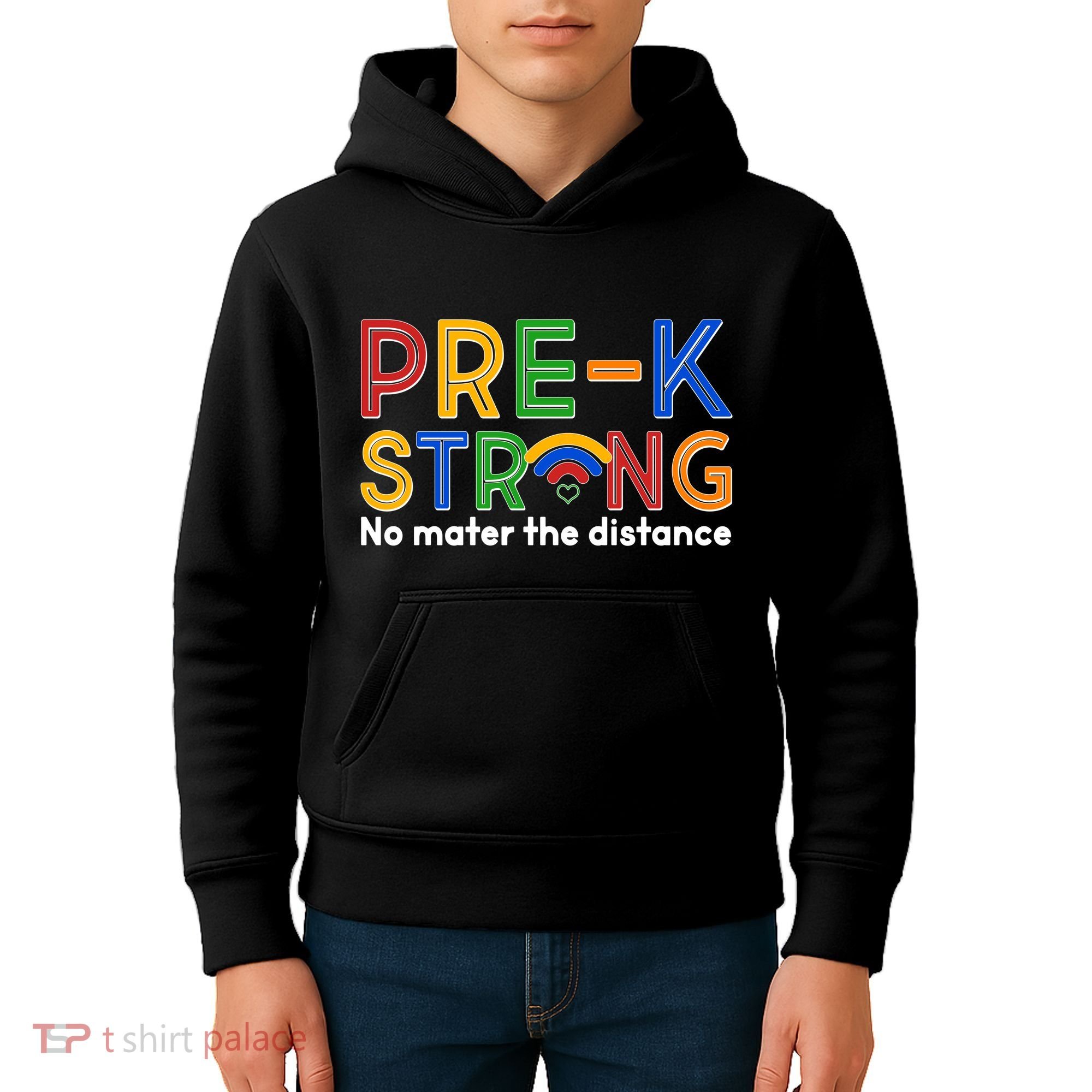 Pre-K Strong No Matter The Difference Wi-fi  Kids Hoodie