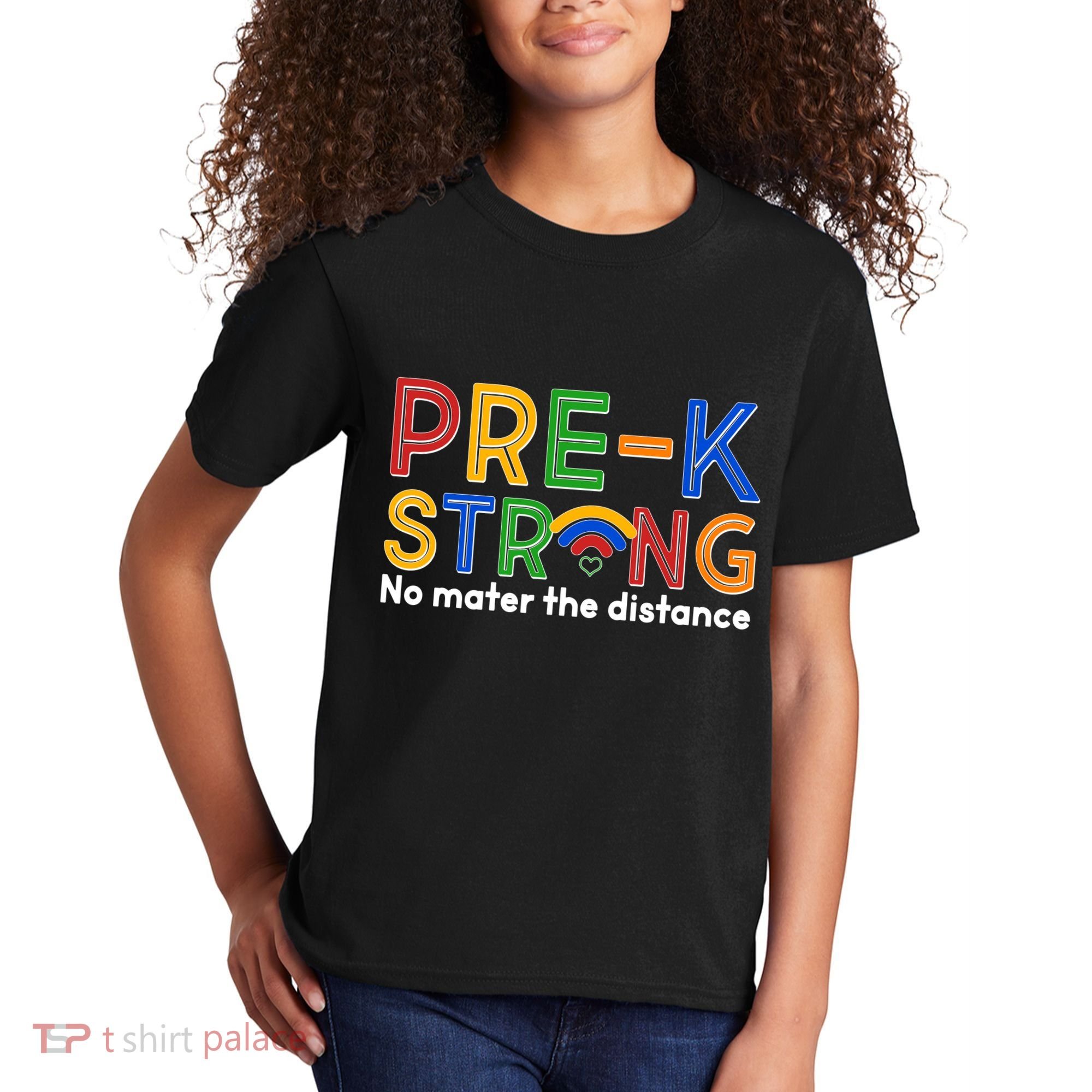 Pre-K Strong No Matter The Difference Wi-fi  Kids T-Shirt