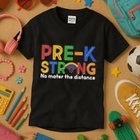 Pre-K Strong No Matter The Difference Wi-fi  Kids T-Shirt thumb 3