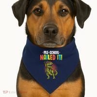 Pre-School Nailed it USA-Made Doggie Bandana thumb 1
