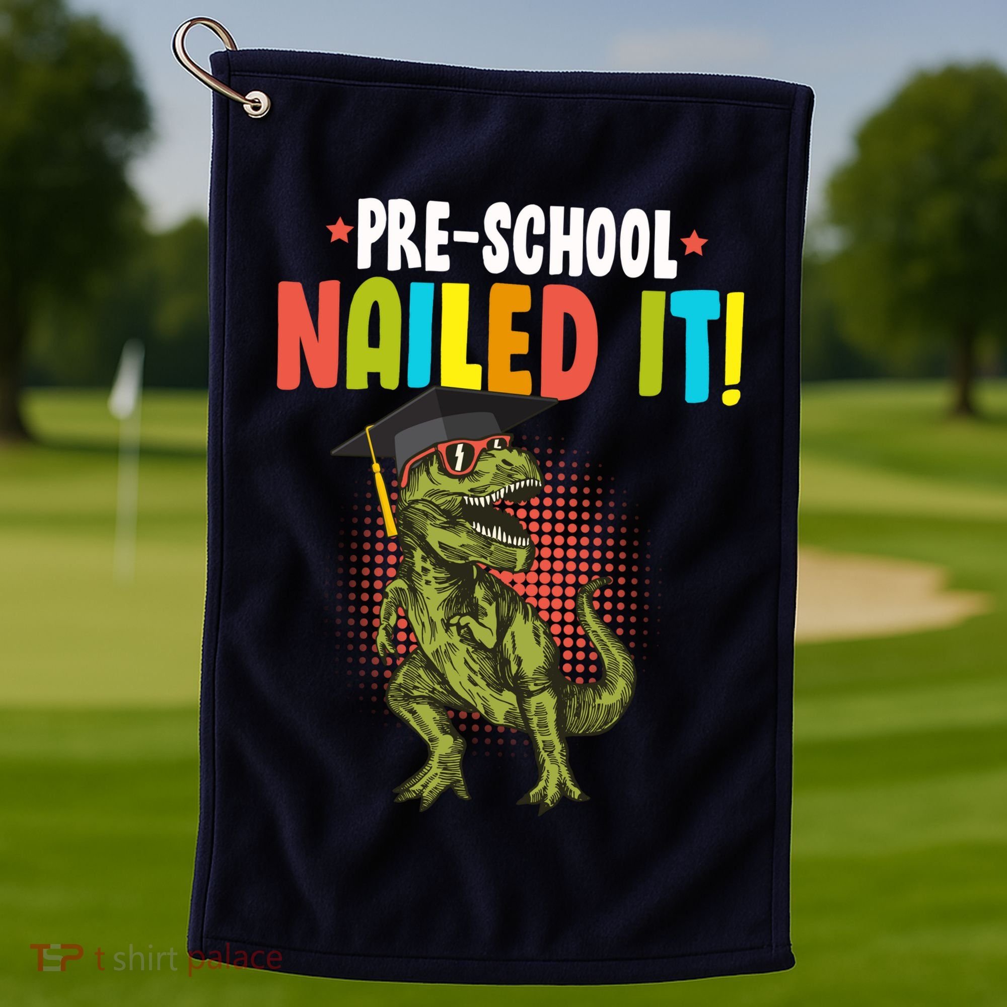 Pre-School Nailed it Golf Towel