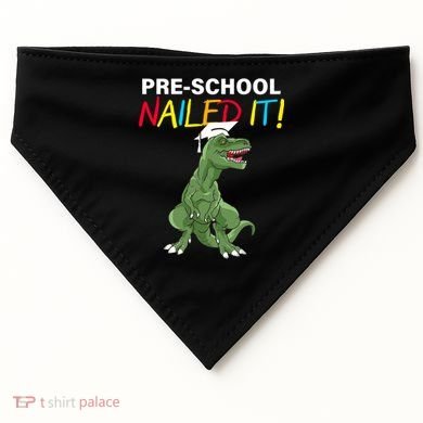 Pre-School Nailed It Dinosaur USA-Made Doggie Bandana