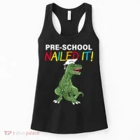 Pre-School Nailed It Dinosaur Women's Tank Top thumb 0