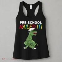 Pre-School Nailed It Dinosaur Women's Tank Top thumb 3