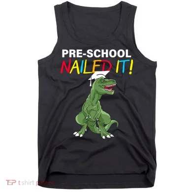 Pre-School Nailed It Dinosaur Tank Top